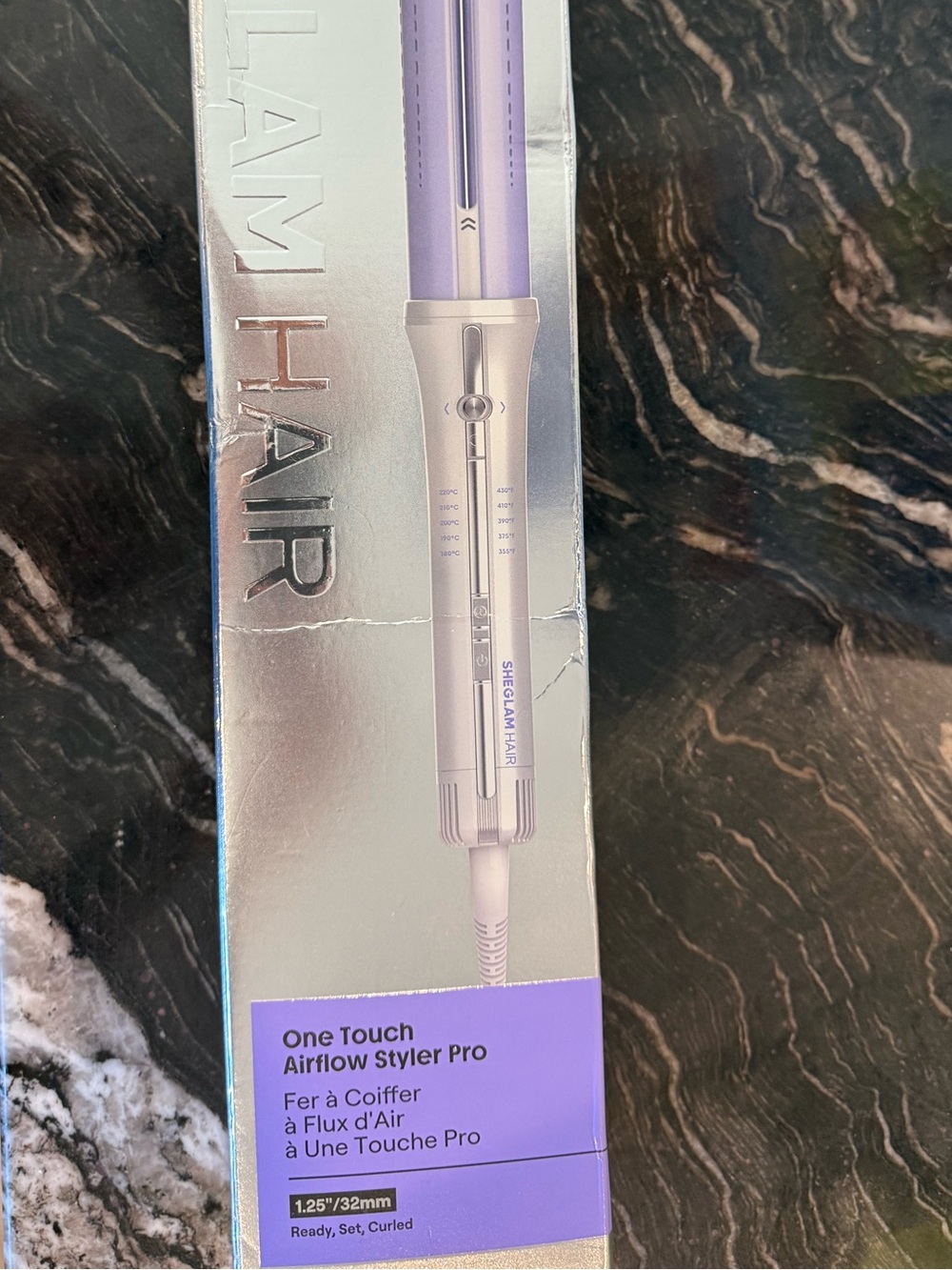 Sheglam One Touch Airflow Styler Pro - Lavender and Silver